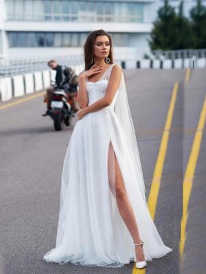 Svatební Šaty Boho Bílá Zahrada