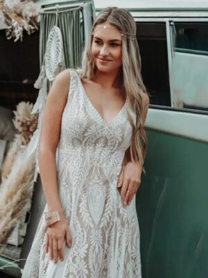 Svatební Šaty Boho Srdce Mraků