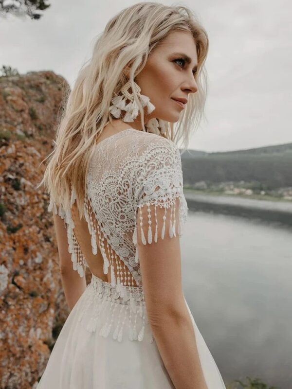 Svatební Šaty Boho Pohlazení Nebe