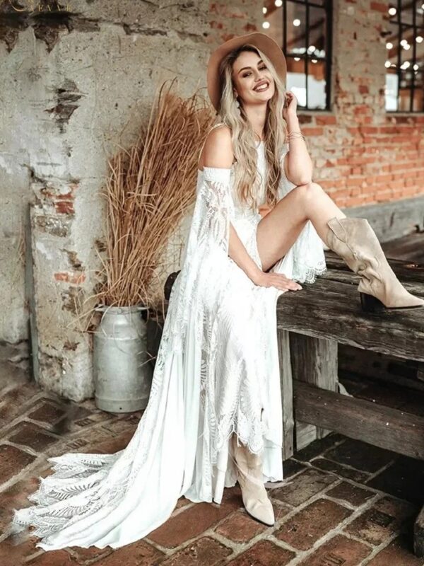 Svatební Šaty Boho Květ Paměti