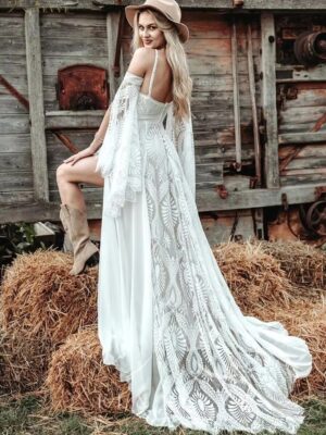 Svatební Šaty Boho Květ Paměti