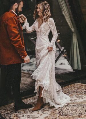 Svatební Šaty Boho Tanec Větru