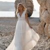 SoDigne A-line Boho Wedding Dresses V-neck Sleeveless Lace/Tulle Bridal Dress Beach Long Wedding Gown Robe De Mairee Customized 6 S6729354962f448379110f22408bae5efV Cropped