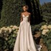 SoDigne A-line Satin Simple Wedding Dresses V-neck Sleeveless Bridal Dress 2025 Long Wedding Gown Robe De Mairee Customized 6 Sc88ebd38181d409cb6ea814f1ba8ccb9K Cropped