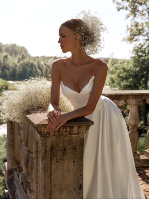 SoDigne A-line Satin Simple Wedding Dresses V-neck Sleeveless Bridal Dress 2025 Long Wedding Gown Robe De Mairee Customized 7 Sf69a160e9844485daf1ecf7097a37490G Cropped