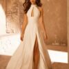 SoDigne Satin Simple Bride Dresses A-line Halter Sleeveless Beach Wedding Dress Boho Bridal Gowns vestidos de novia 2024 5 S34c836c8a55e43f2a4f140ef0f046008B Cropped