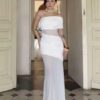 LORIE Lace Beach Wedding Dresses Strapless A-Line Satin Bride Gown Illusion Princess Bridal Dress vestidos de novia Customized 2 S3c087e43542241718be0fac1559308dfR Cropped