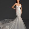 SoDigne Mermaid Satin Appliques Wedding Dresses Sweetheart Sleeveless Bridal Dress Long Wedding Gown Robe De Mairee Customized 3 S48c24418f9a145bdb21349566cff950eQ Cropped