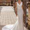 SoDigne Elegant Mermaid Wedding Dresses V-neck Sleeveless Satin Bridal Gown Appliques Long Beach Bridal Dress vestidos de novia 4 S5c4c714b74204653b448360cbac26fb4p 600x800 1