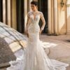 SoDigne Mermaid Lace Appliques Wedding Dresses Tulle Full Sleeves Bridal Dress Long Bride Gown vestidos de novia Customized 5 S6218fa515d44436e8b59ecbf7aa72099M Cropped
