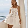 Claaaic Mini Wedding Dress Lace Appliques Sexy Square Collar Cut-out Pleat Spaghetti Straps Open Back Short Ball Gown Customized 9 S6d9de665429e47619d17499d4660910fU Cropped
