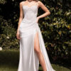 SoDigne Elegant Mermaid Satin Wedding Dresses Sweetheart Sleeveless Appliques Bridal Dress Split Wedding Gown Robe De Mairee  4 S70dfa26a10174ff789110af019b559a2s