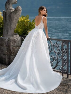 SoDigne Luxury A-line Wedding Dresses Square Collar Sleeveless Bridal Gown Beach Backless Appliques Tulle Split Bridal Dress 5 S72b7702f17864d578bfd18747ea356cff Cropped