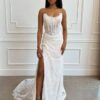 SoDigne Mermaid Lace Wedding Dresses Strapless Sleeveless Bridal Dress Customized Women Split Long Wedding Gown 9 S7564fd78ac494288ab737aa14e7e315fY Cropped
