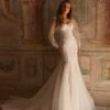SoDigne Mermaid Tulle Appliques Bride Dresses Sweetheart Full Sleeves Wedding Dress Bridal Gowns vestidos de novia Customized 6 S859ee6d80a63404e9960440d35a8deb74 Cropped