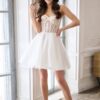 SoDigne A-line Short Wedding Dresses Sweetheart Sleeveless Tulle Mini Bride Dress Simple Lace Up Bridal Gown Vestido De Noiva  4 Sbb52337c88834285863840de4da4c74bi Cropped