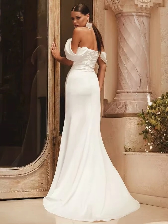 SoDigne Mermaid Off Shoulder Wedding Dresses Strapless Appliques Bride Dress Elegant Bridal Gowns vestidos de novia Customized 2 SoDigne Mermaid Off Shoulder Wedding Dresses Strapless Appliques Bride Dress Elegant Bridal Gowns vestidos de novia Customized - Obrázek 2