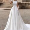 SoDigne A-line Satin Wedding Dresses O-neck Appliques Full Sleeves Bridal Dress Long Bride Gown vestidos de novia Customized 9 Sed59878b6e894cbbb55a0f6ff3ae0f2cV Cropped