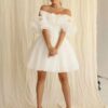 Customized Civil Short Boho Wedding Dresses Off The Shoulder Tiered Ruffles Puffy Mini Wedding Party Gowns For Bride Robes 2025 8 Sf0863bce00094143960c796f1bdda9adb Cropped